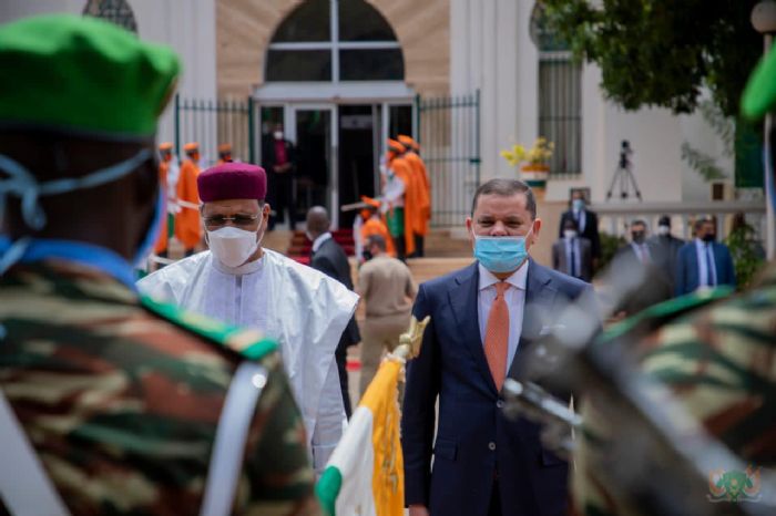Séance de travail Nigéro- Libyen sous la Présidence du Président Bazoum et le Premier Ministre Libyen – L`innovation au service de l`information pour mieux informer.