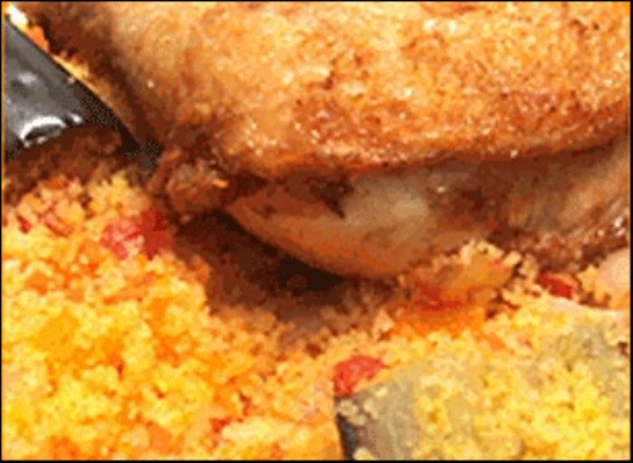 Attiéké au Curry